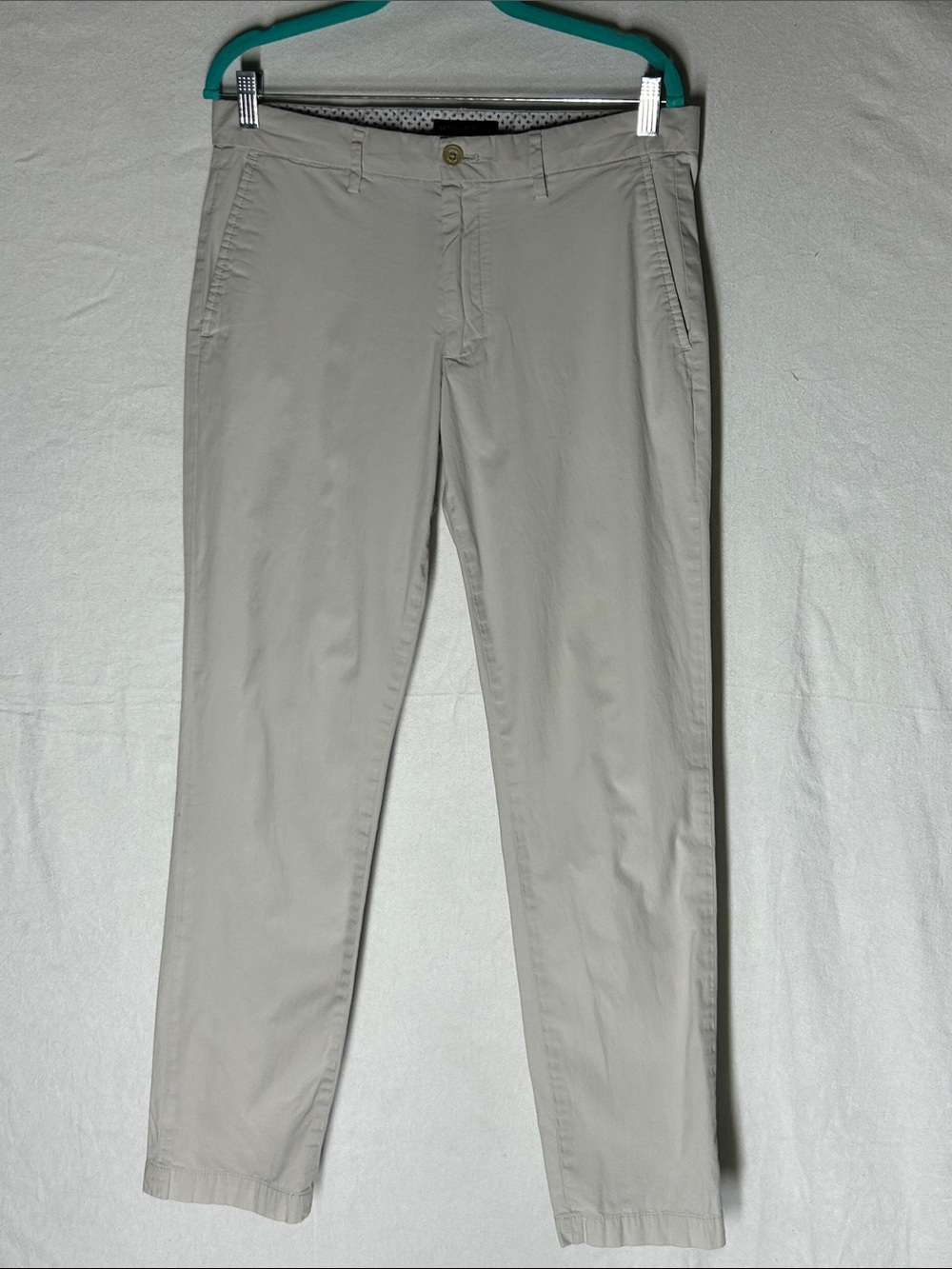 Banana Republic Light Gray Slim Chinos